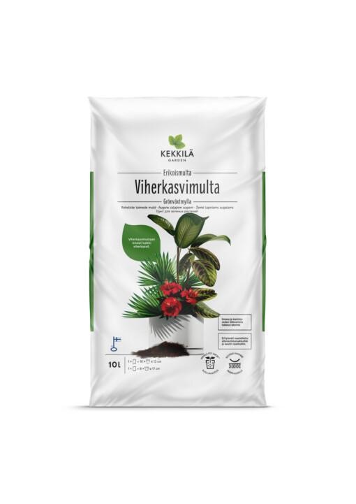 Kekkilän viherkasvimulta 10L ja 30L